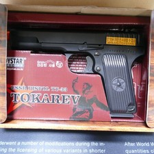 USSR Pistol TT 33 New TOKAREV Edition  Black Brown Toystar Korea