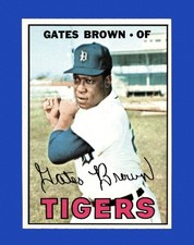 1967 Topps Set-Break #134 Gates Brown NM-MT OR BETTER *GMCARDS*
