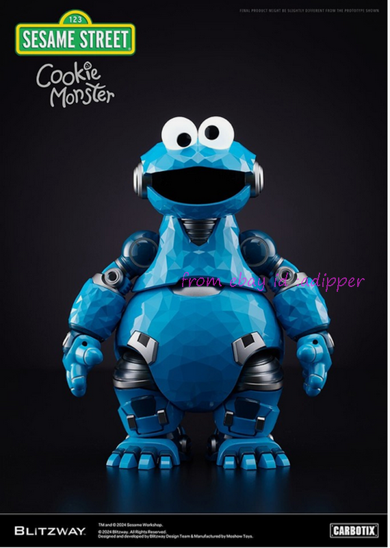 Perfect Blitzway Sesame Street Cookie Monster Action Figure In