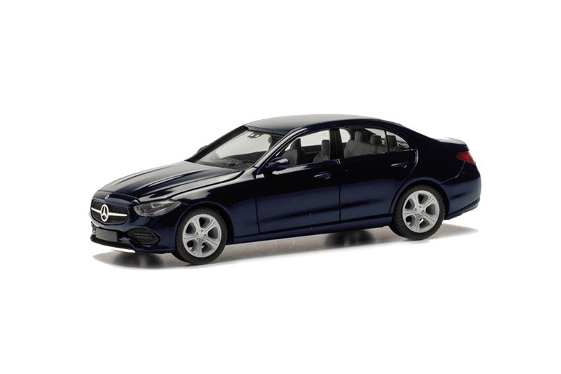 Herpa 421003-003 - 1/87 MB C-Class Sedan Dark Blue - New