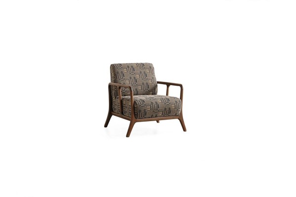 LuxuriöSe Designer MöBel Polstersessel Wohnzimmer Einsitzer Textil Sessel-image