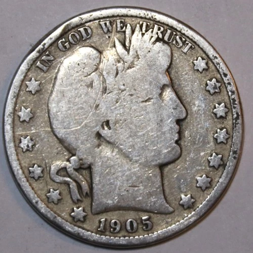 1905-P Barber Half Dollar - Good - #9939DAC