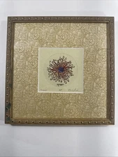 Karla Gudeon Passion Hand Colored Engraving Etching Print Artist Proof Signed