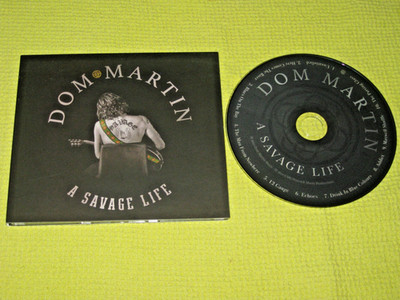 Dom Martin A Savage Life CD Album Blues Rock 2022
