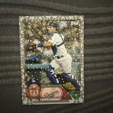2023 Topps Holiday #H84 Will Smith Metallic Snowflake Parallel Dodgers 