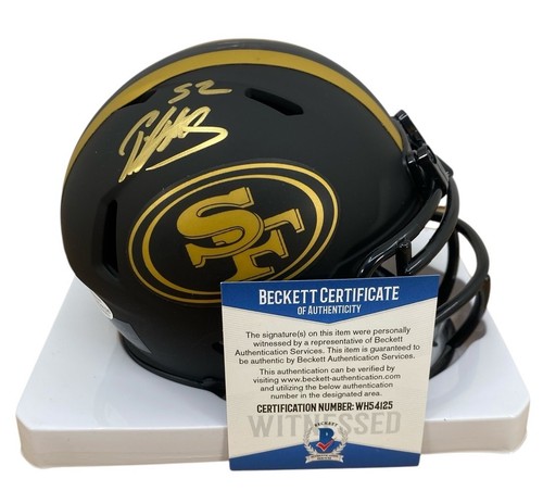 PATRICK WILLIS SIGNIERT SF 49ERS ECLIPSE MINI HELM BECKETT COA WH54125 - Bild 1 von 8