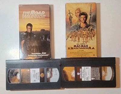 Mad Max: Beyond Thunderdome 2 VHS Mel Gibson & Road Warrior Bundle 
