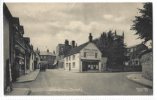 Printed postcard of the town square Gillingham Dorset  Good condition