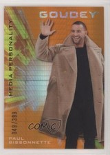 2021 Goodwin Champions Goudey Platinum Orange Prism 49/399 Paul Bissonnette 5ao