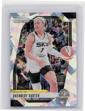 2024-25 Panini Prizm WNBA Chennedy Carter Ice Prizms #66 Sky