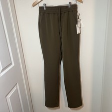 Good American Straight Wide Leg Fog Sweatpants Size 2 GWB0071 NWT