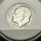 1951 D 10C Roosevelt Dime