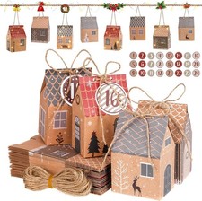 Adventskalender zum Befüllen 24 Stück mit Z...