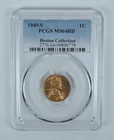 1949-S Lincoln Wheat Cent Boston Collection MS64 RD PCGS *4329