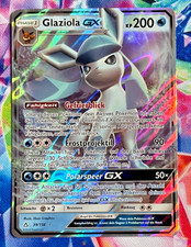 Glaziola GX LIGHT PLAYED CONDITION 39/156 Pokémon TCG Ultra-Prisma