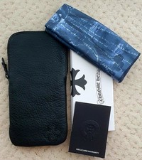 CHROME HEARTS LEATHER SUNGLASSES CASE POUCH CLEANING CLOTH WARRANTY BOOKLET SET 
