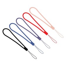 18.5cm Silicone Wrist Strap Lanyards, 5 Pcs Short Lanyard, 5 Colors Style 2