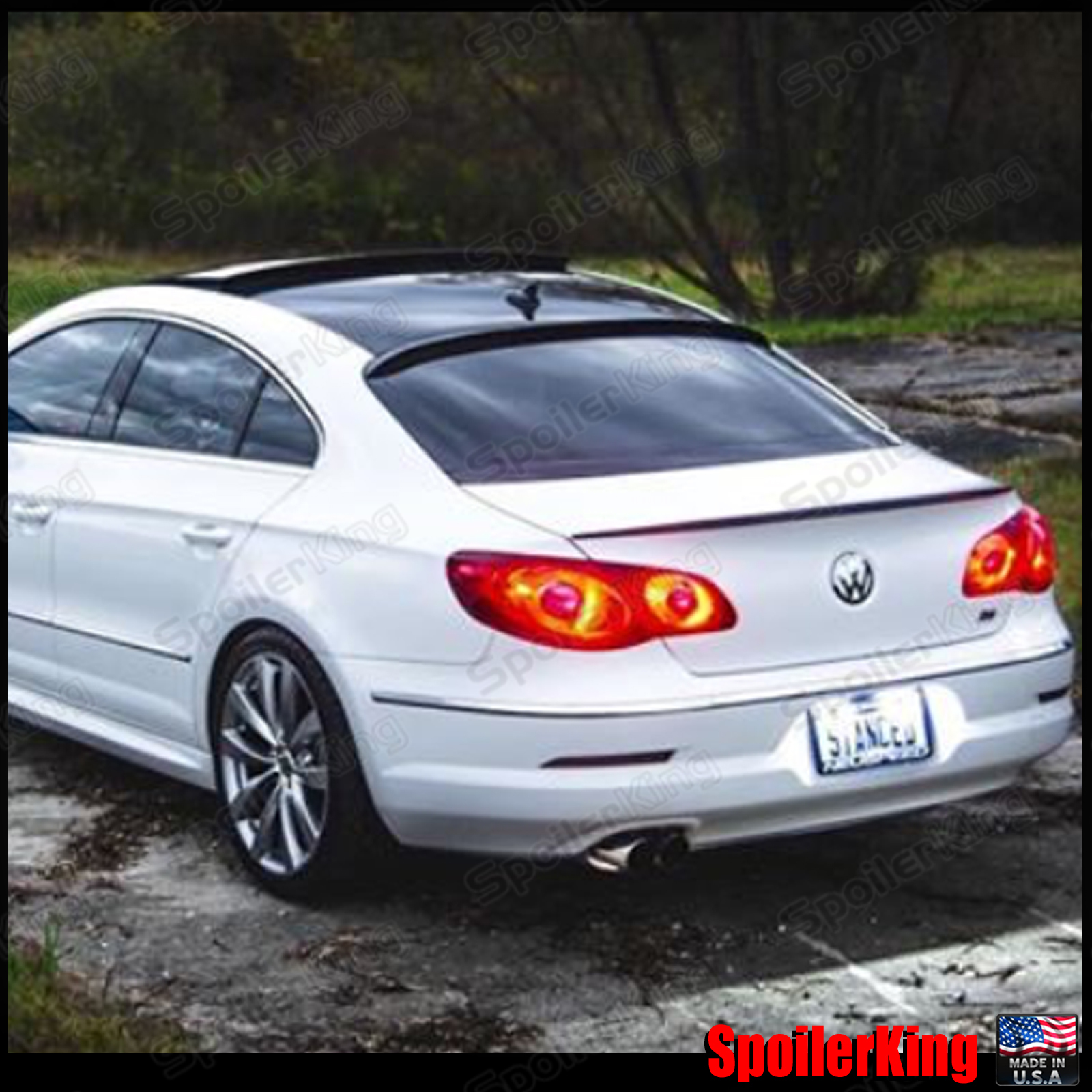 Rear window trim rear spoiler high gloss for VW Passat CC / CC HSB084-G