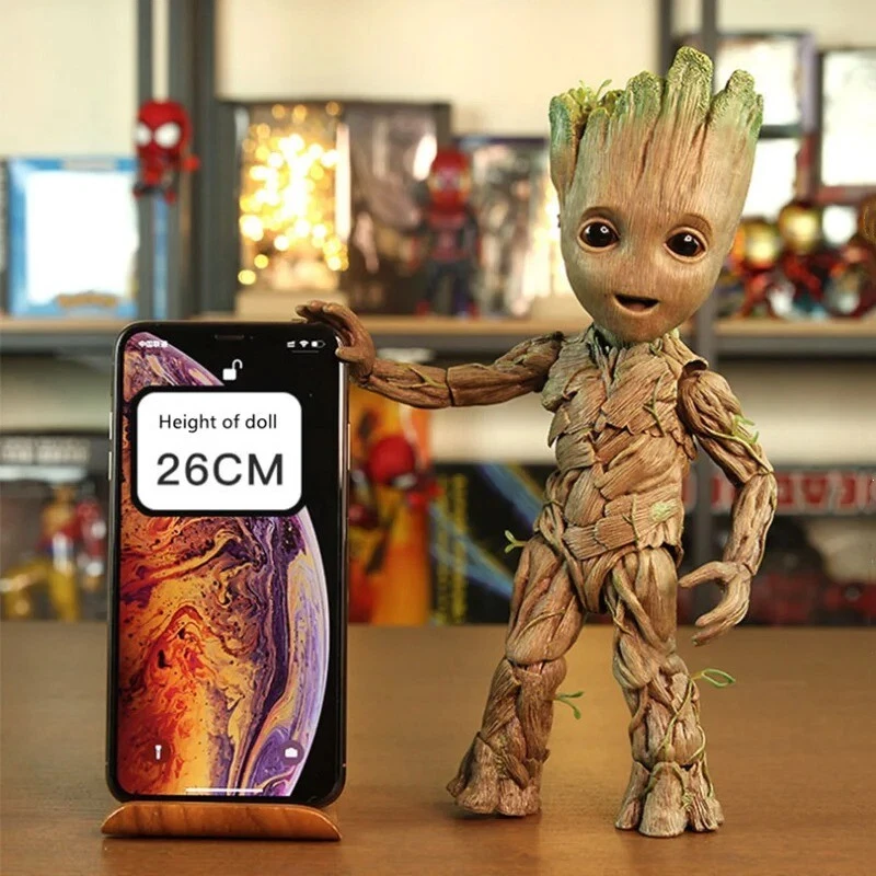 26CM Mini Baby Groot Figurine | Guardians of the Galaxy Marvel Avengers Toy UK — 第 3/4 张图片