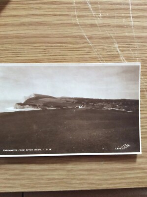 Sa10 Postkarte unbenutzt Süßwasser von Afton Down Isle of Wight