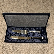 Things Remembered Cake Serving, Cutting Knife Set! QUALITY! SHARP! March 16 2002