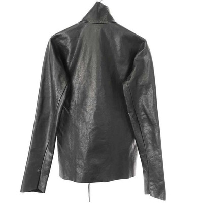 M.A+ M.A. Cross BIKER Leather Jacket Black Used MESC-0 | eBay