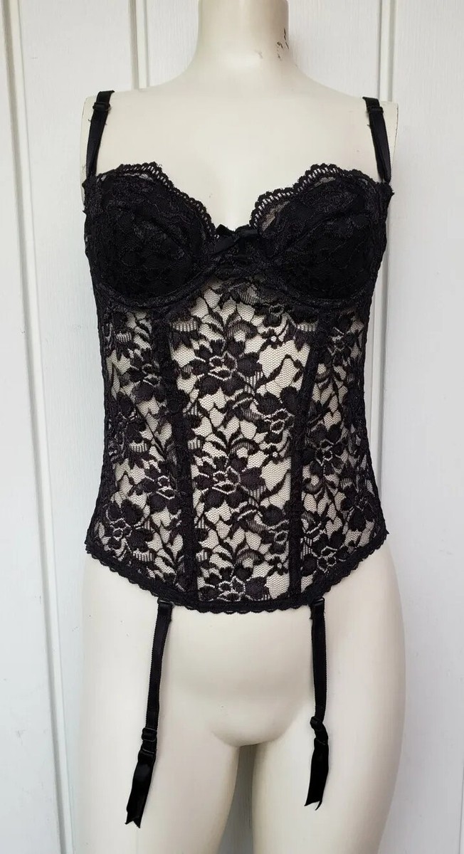 melt the lady cut out bustier 黒　ブラック Mugler-Black-Mesh-Panelled-