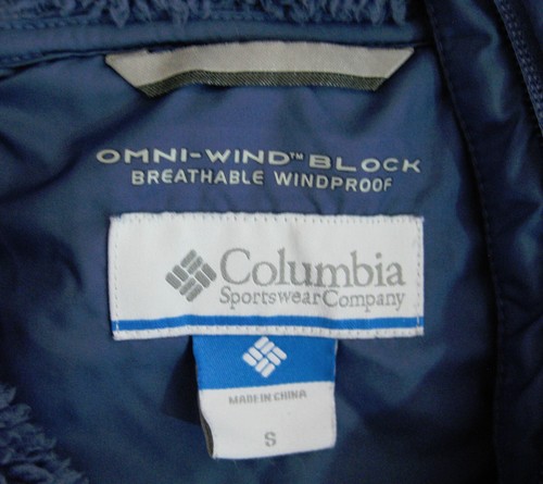 COLUMBIA Women's (Size Small) Blue Full Zip Hooded Warm Winter Jacket Coat - Picture 3 of 4