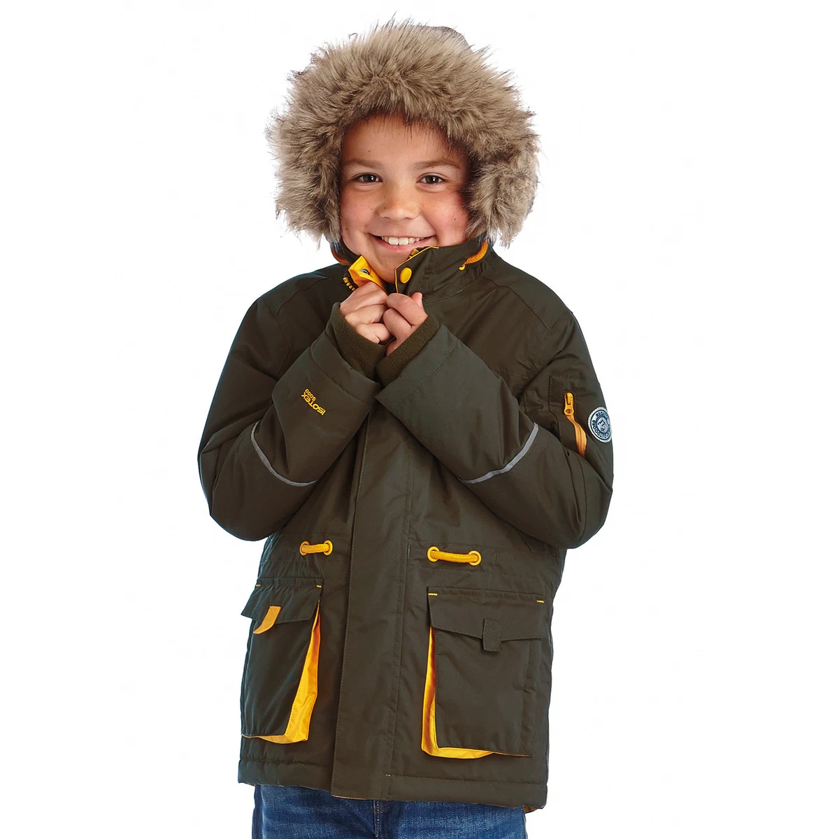 Boys warm top waterproof coat