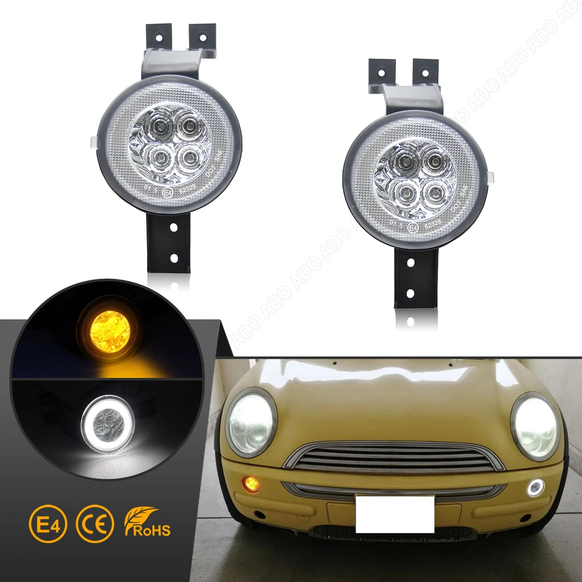 Indicatori Direzione LED Moto TS4 Dinamici E-Mark Professionali
