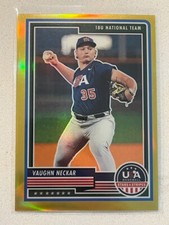 VAUGHN NECKAR 2023 Panini USA Baseball Stars & Stripes GOLD PRIZM # 8/10