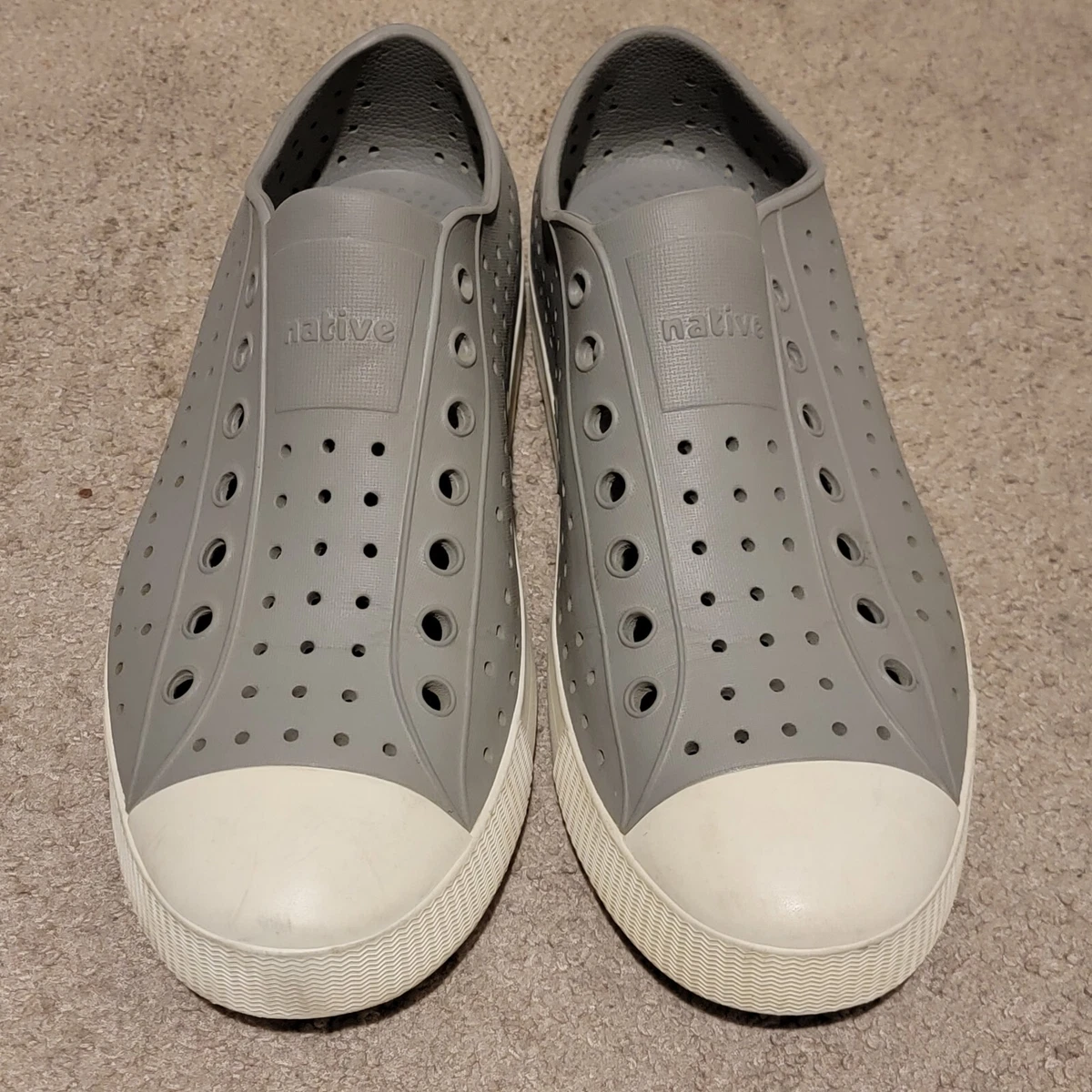 Men s Native Jefferson Water Shoes Gray Size 10 eBay