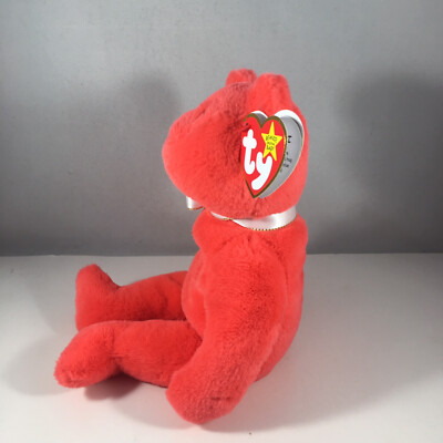 Ty Beanie Baby - VALENTINO II the Bear (8 Inch) 30th Anniversary