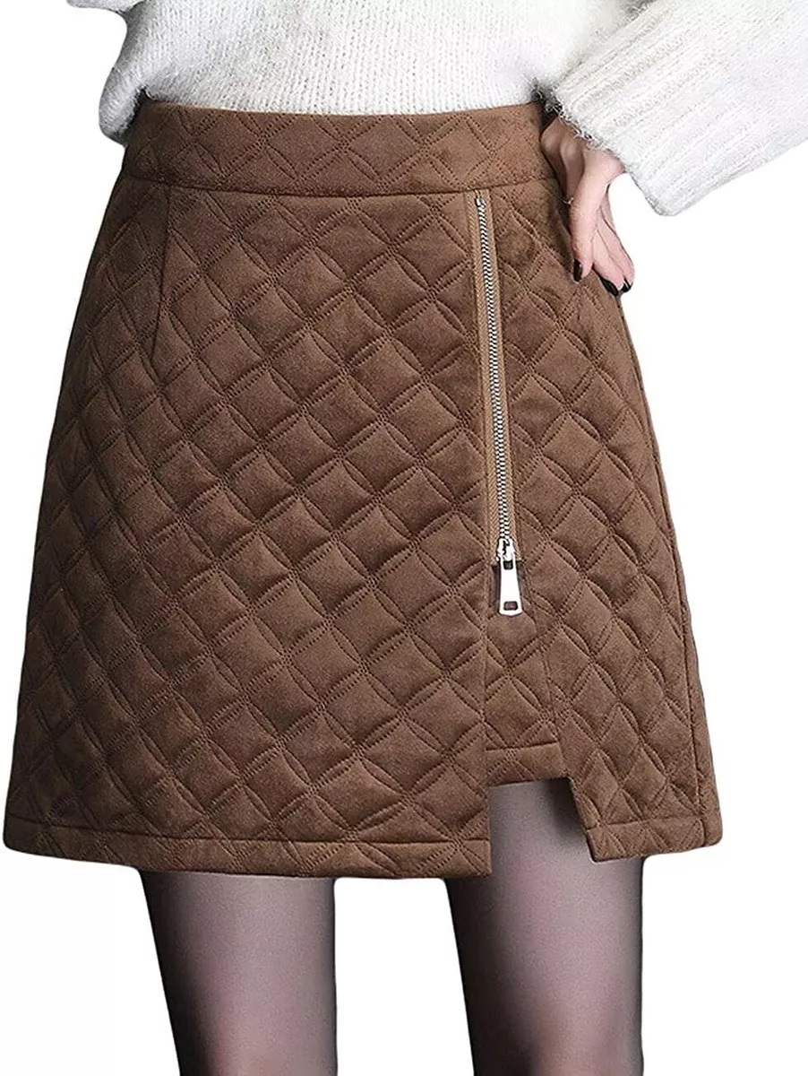Velvet skirt top with zippers