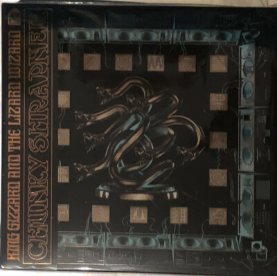 KING GIZZARD LIZARD WIZARD Chunky Shrapnel 2-LP Gold Black Vomit Migrate Houses