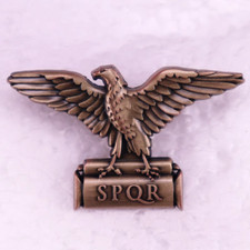 Eagle Aquila SPQR Senatus Populus Que Romanus Roman Senate Empire Rome Pin