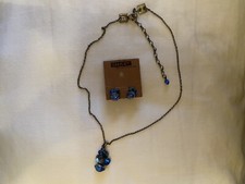 KONPLOTT Petit Glamour Set Kette Ohrringe blau