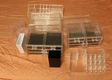 Plastic Organizer Storage Containers Makeup Organizers *Various Styles*