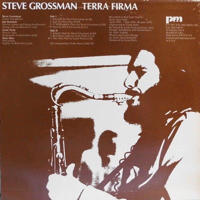 STEVE GROSSMAN Terra Firma PM RECORDS Sealed Vinyl Record LP | eBay