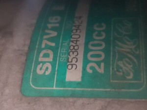 SD7V161249 klimakompressor 1102371 VOLVO S40 BERLINA 2.0 D KINETIC 2003