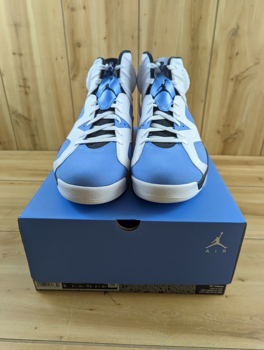 新品 国内正規 NIKE AIR JORDAN 6 RETRO UNC Nike Air Jordan 6 Retro “UNC White” Size 13 University Blue