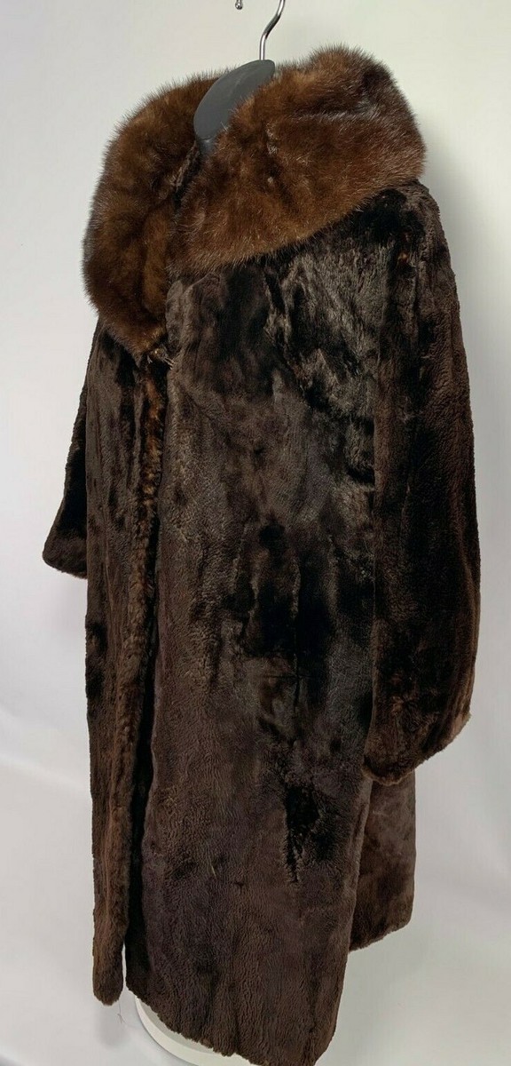 Brown fur coat next Clearance
