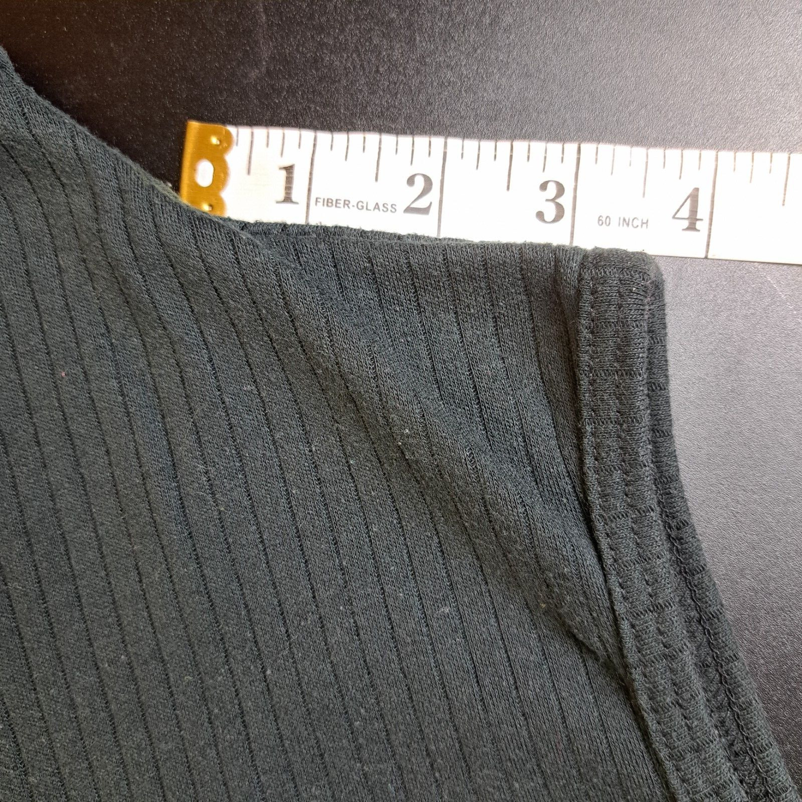 0791 - BASIC EDITIONS Large Black Turtle Neck Sle… - image 11