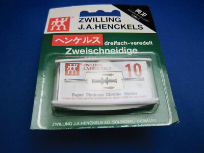 J.A. HENCKELS Vintage DE RAZOR BLADE DISPENSER Made In Solingen Germany RARE #11