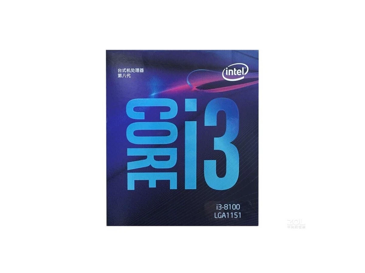 Intel Core i3-8100 Processor Model Computer Processors (CPUs) for