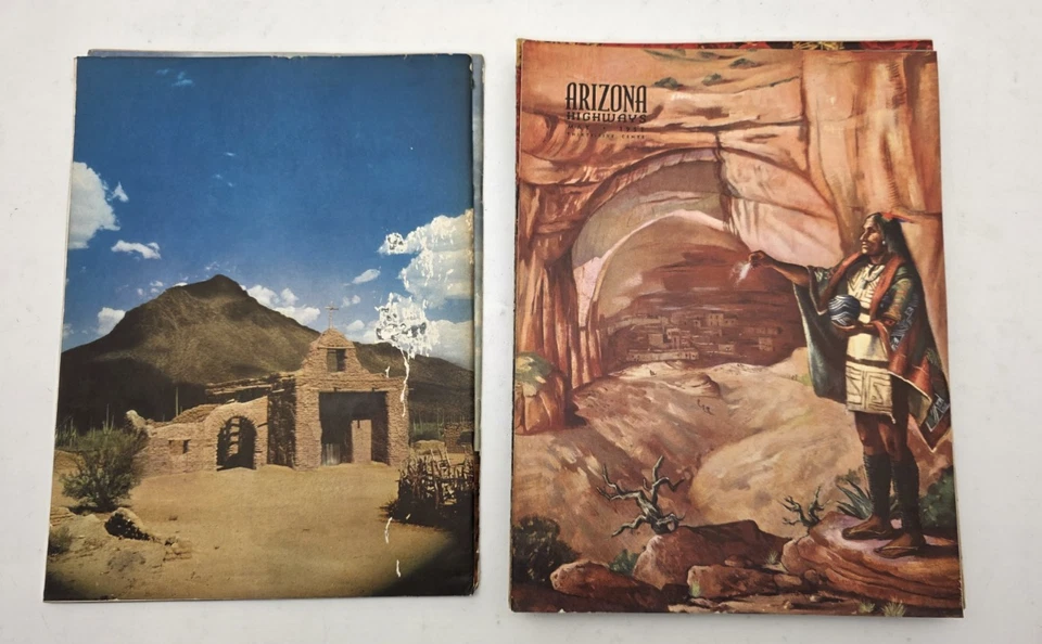 Arizona Highways LOT of 12 Magazines Vintage 40s, 50s, 60s & 70s VGC - Image 4 of 4