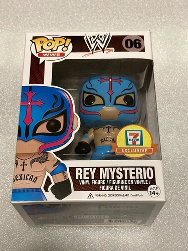 WWE Funko Pop Rey Mysterio 7-Eleven Exclusive Figure, 06