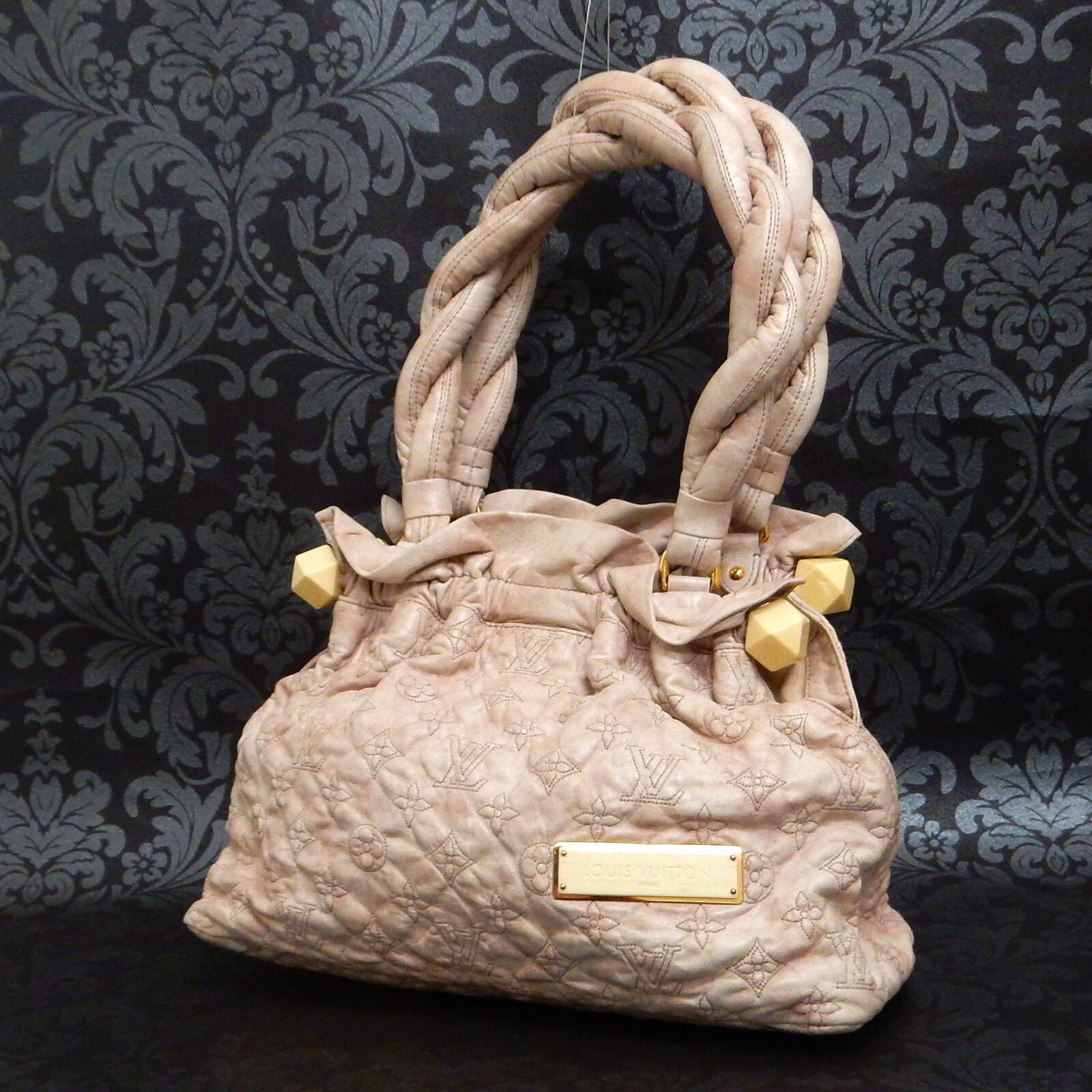 Louis Vuitton Beige Monogram Embroidered Leather Olympe Stratus