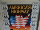 Vintage America's Highway Route 66 Metal Tin Sign 13" x 16" — photo 2