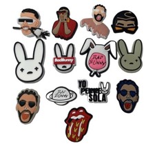 bad bunny crocs charms bundle